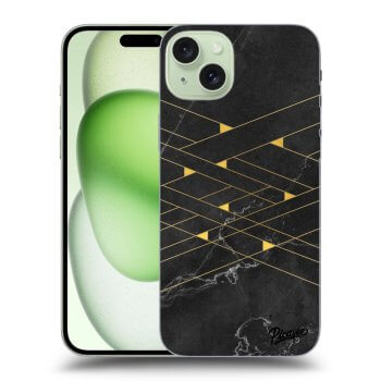 Etui na Apple iPhone 15 Plus - Gold Minimal