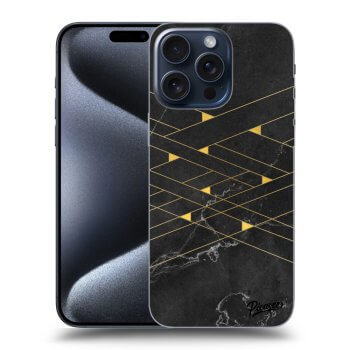 Etui na Apple iPhone 15 Pro Max - Gold Minimal