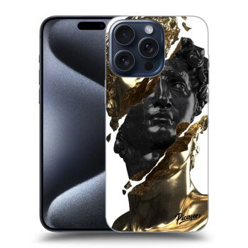 Etui na Apple iPhone 15 Pro Max - Gold - Black