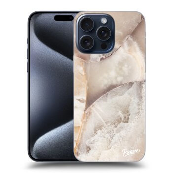Etui na Apple iPhone 15 Pro Max - Cream marble