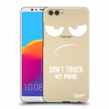 Picasee plastikowe przezroczyste etui do Honor View 10 - Don't Touch My Phone