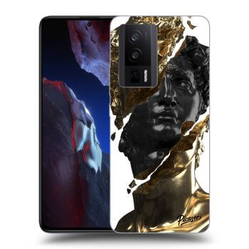 Etui na Xiaomi Poco F5 Pro 5G - Gold - Black