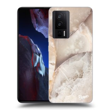 Etui na Xiaomi Poco F5 Pro 5G - Cream marble