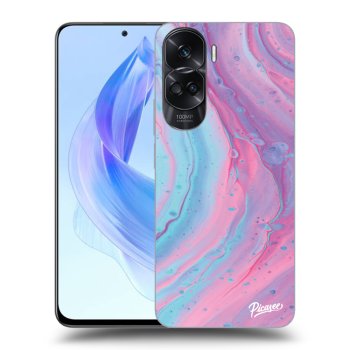 Etui na Honor 90 Lite 5G - Pink liquid