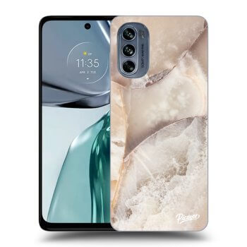 Etui na Motorola Moto G62 - Cream marble