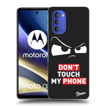 Picasee silikonowe czarne etui na Motorola Moto G51 - Cloudy Eye - Transparent