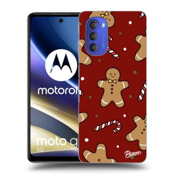 Picasee silikonowe czarne etui na Motorola Moto G51 - Gingerbread 2