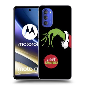 Picasee silikonowe czarne etui na Motorola Moto G51 - Grinch