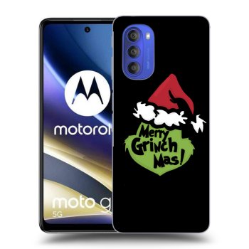 Picasee silikonowe czarne etui na Motorola Moto G51 - Grinch 2