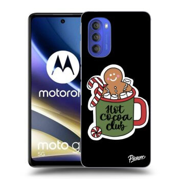 Picasee silikonowe czarne etui na Motorola Moto G51 - Hot Cocoa Club