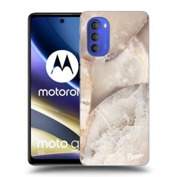 Etui na Motorola Moto G51 - Cream marble