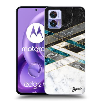 Etui na Motorola Edge 30 Neo - Black & White geometry