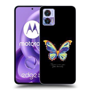 Etui na Motorola Edge 30 Neo - Diamanty Black