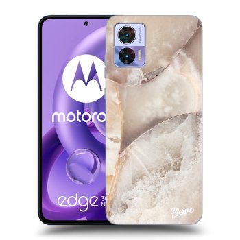 Etui na Motorola Edge 30 Neo - Cream marble
