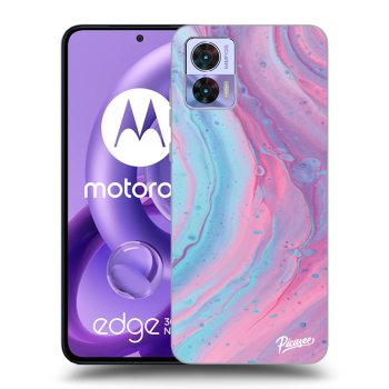 Etui na Motorola Edge 30 Neo - Pink liquid