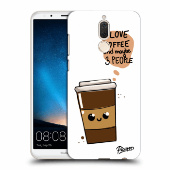 Picasee silikonowe przeźroczyste etui na Huawei Mate 10 Lite - Cute coffee