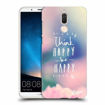 Picasee silikonowe przeźroczyste etui na Huawei Mate 10 Lite - Think happy be happy