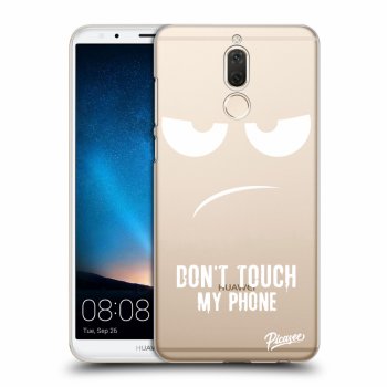 Picasee silikonowe przeźroczyste etui na Huawei Mate 10 Lite - Don't Touch My Phone