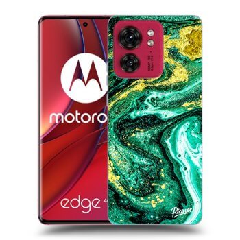 Etui na Motorola Edge 40 - Green Gold