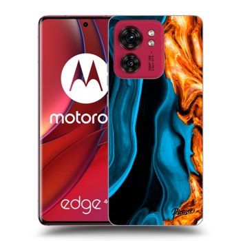 Etui na Motorola Edge 40 - Gold blue
