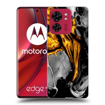 Etui na Motorola Edge 40 - Black Gold