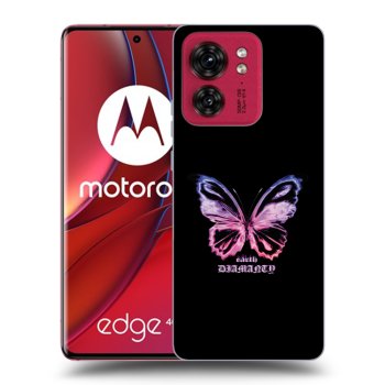 Etui na Motorola Edge 40 - Diamanty Purple