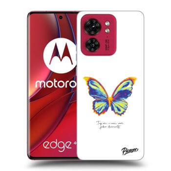 Etui na Motorola Edge 40 - Diamanty White