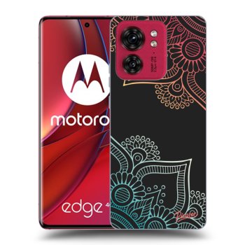 Etui na Motorola Edge 40 - Flowers pattern