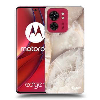 Etui na Motorola Edge 40 - Cream marble