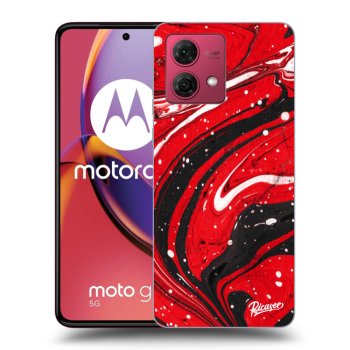 Etui na Motorola Moto G84 5G - Red black