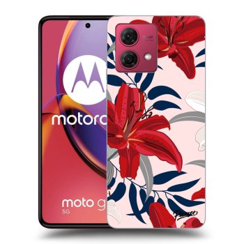 Etui na Motorola Moto G84 5G - Red Lily