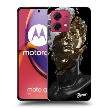 Picasee silikonowe czarne etui na Motorola Moto G84 5G - Trigger
