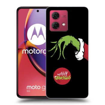 Picasee silikonowe czarne etui na Motorola Moto G84 5G - Grinch