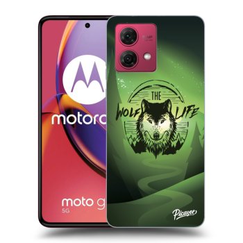 Etui na Motorola Moto G84 5G - Wolf life