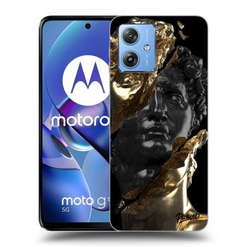 Etui na Motorola Moto G54 5G - Gold - Black