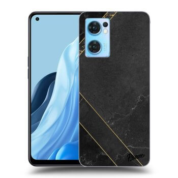 Etui na OPPO Reno 7 5G - Black tile