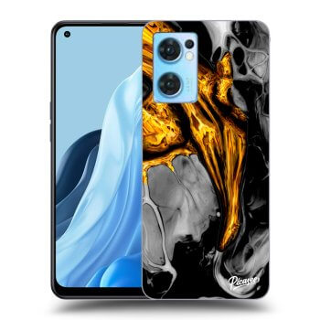 Etui na OPPO Reno 7 5G - Black Gold