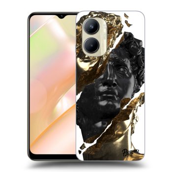Etui na Realme C33 (2023) - Gold - Black