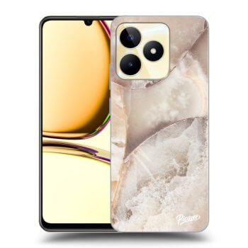 Etui na Realme C53 - Cream marble