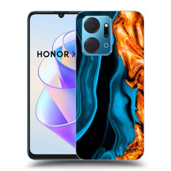Etui na Honor X7a - Gold blue