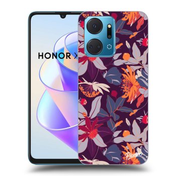 Etui na Honor X7a - Purple Leaf
