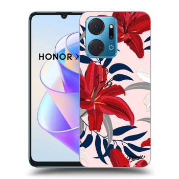 Etui na Honor X7a - Red Lily