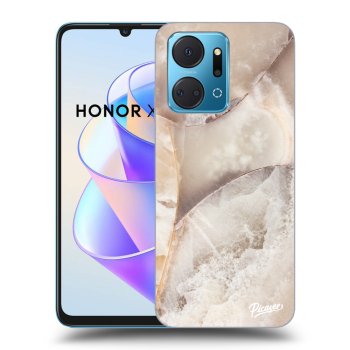 Etui na Honor X7a - Cream marble