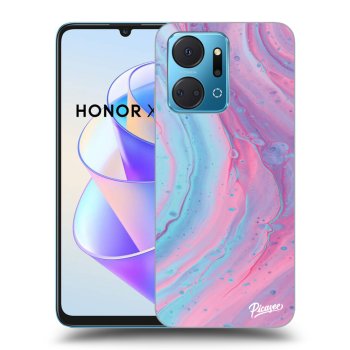 Etui na Honor X7a - Pink liquid