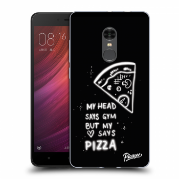 Picasee silikonowe przeźroczyste etui na Xiaomi Redmi Note 4 Global LTE - Pizza