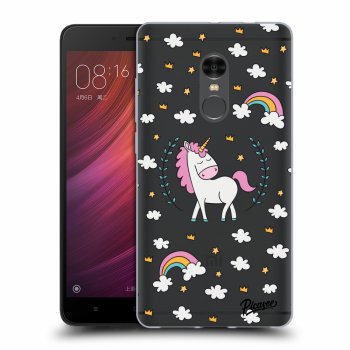 Picasee silikonowe przeźroczyste etui na Xiaomi Redmi Note 4 Global LTE - Unicorn star heaven