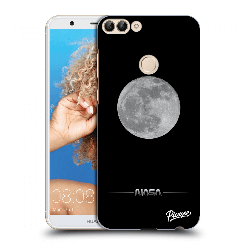 Picasee silikonowe przeźroczyste etui na Huawei P Smart - Moon Minimal