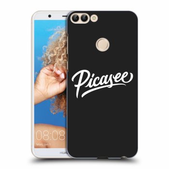 Picasee silikonowe czarne etui na Huawei P Smart - Picasee - White