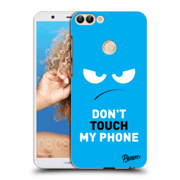 Etui na Huawei P Smart - Angry Eyes - Blue