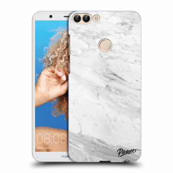 Etui na Huawei P Smart - White marble